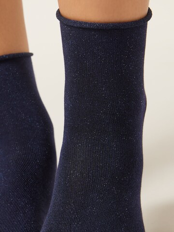 CALZEDONIA Socken in Blau