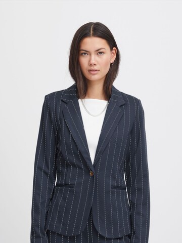 ICHI Blazer 'Ruti' in Blau: Vorderseite