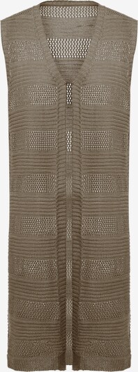 caspio Strickweste in taupe, Produktansicht