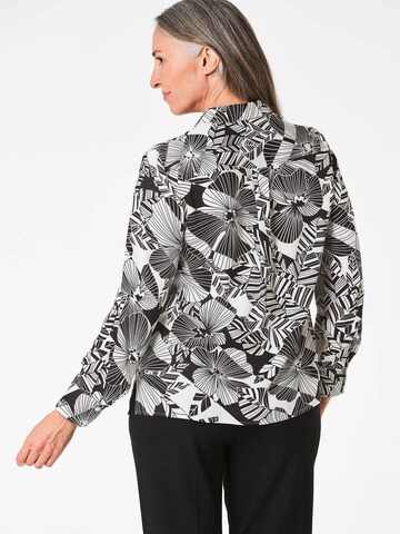 Goldner Bluse in Schwarz