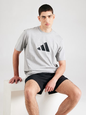 ADIDAS SPORTSWEAR Функциональная футболка 'FI 3BAR' в Серый: спереди