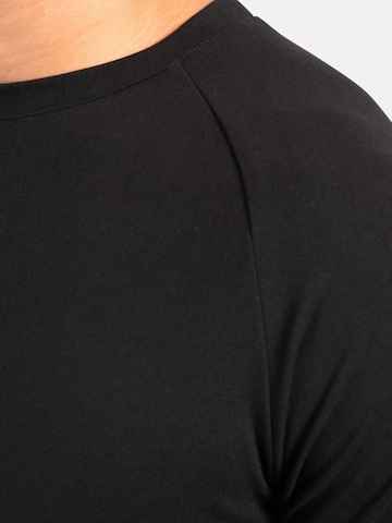 Smilodox T-Shirt Delian Casual Fit in Schwarz