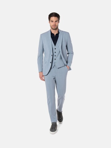 BENVENUTO Slim fit Suit 'SALVI Iago' in Blue: front