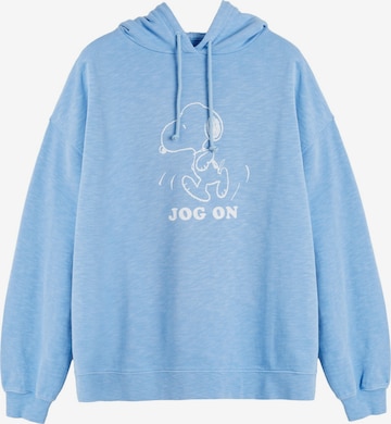 Chinti & Parker - Sudadera 'Jog On Snoopy' en azul: frente