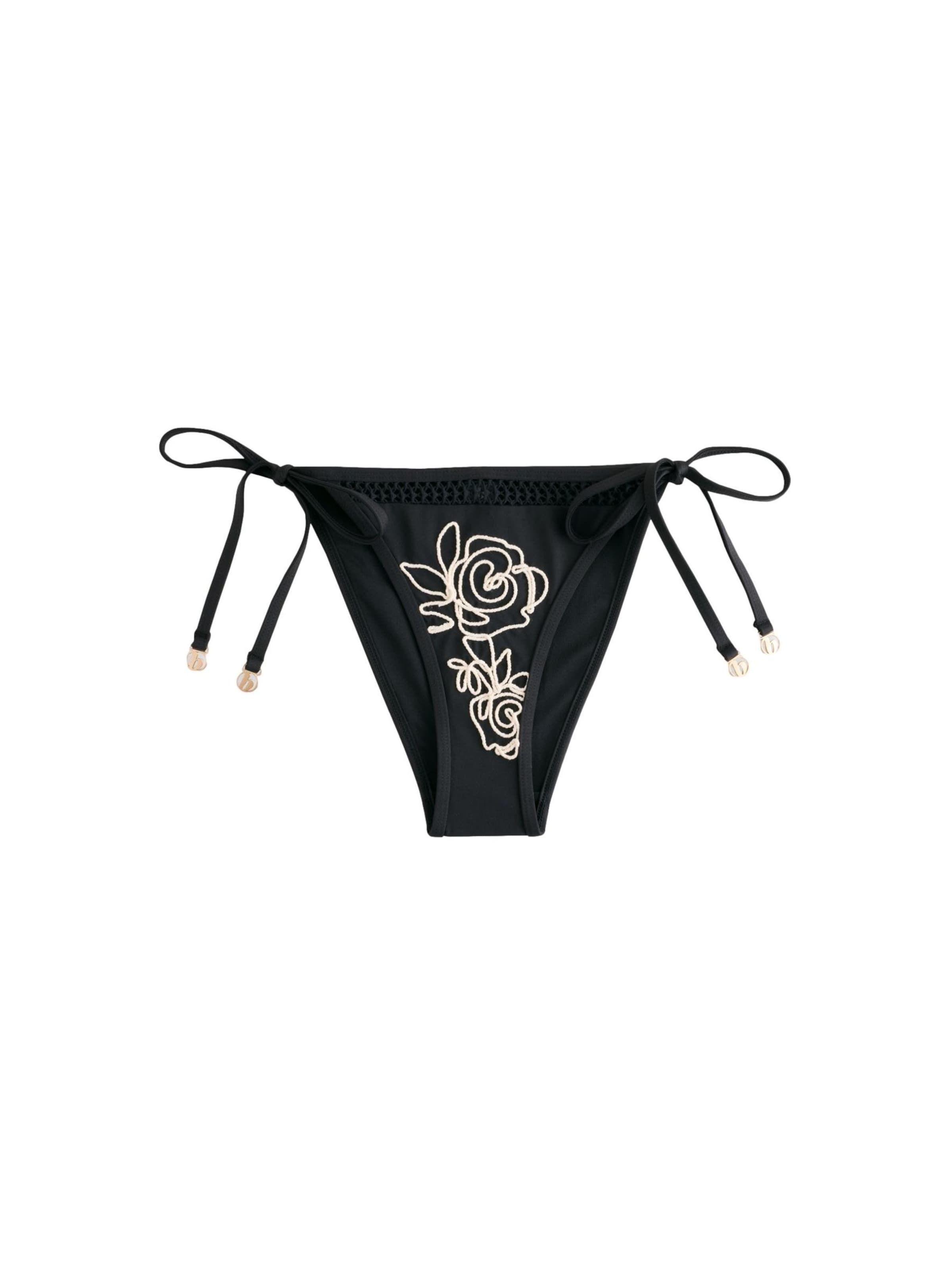 B by Ted Baker Bikini bottom in Black: front
