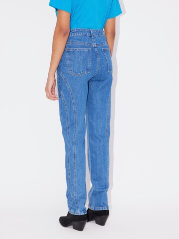 LeGer by Lena Gercke Regular Jeans 'Sarina Tall' in Blau: zadná strana