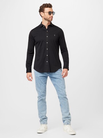 Regular fit Camicia di Polo Ralph Lauren in nero