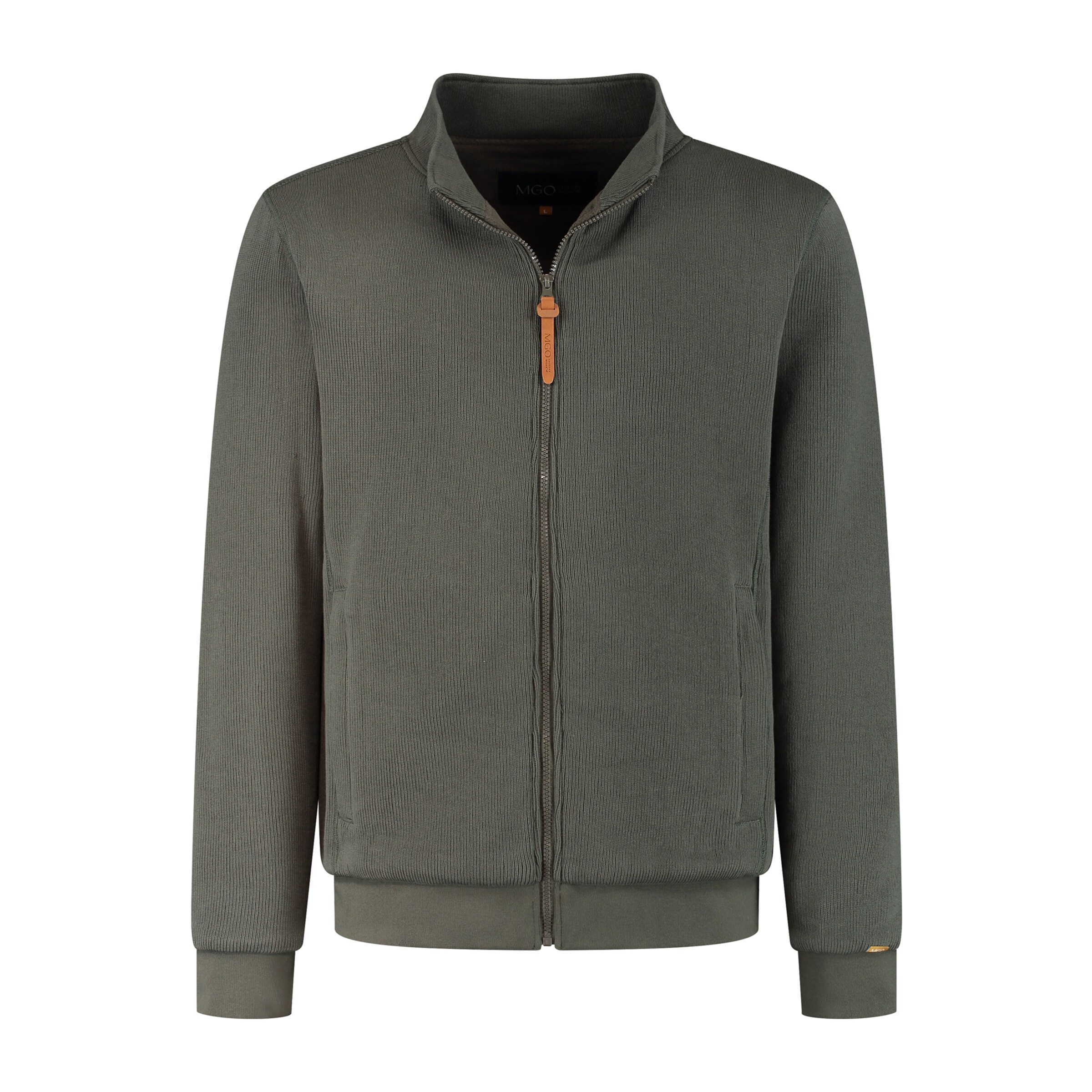 MGO Sweat jacket 'Kane' in Green: front