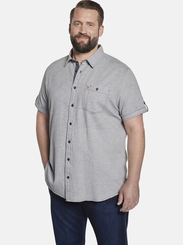 Charles Colby Comfort fit Button Up Shirt 'Duke Trevor' in Grey: front