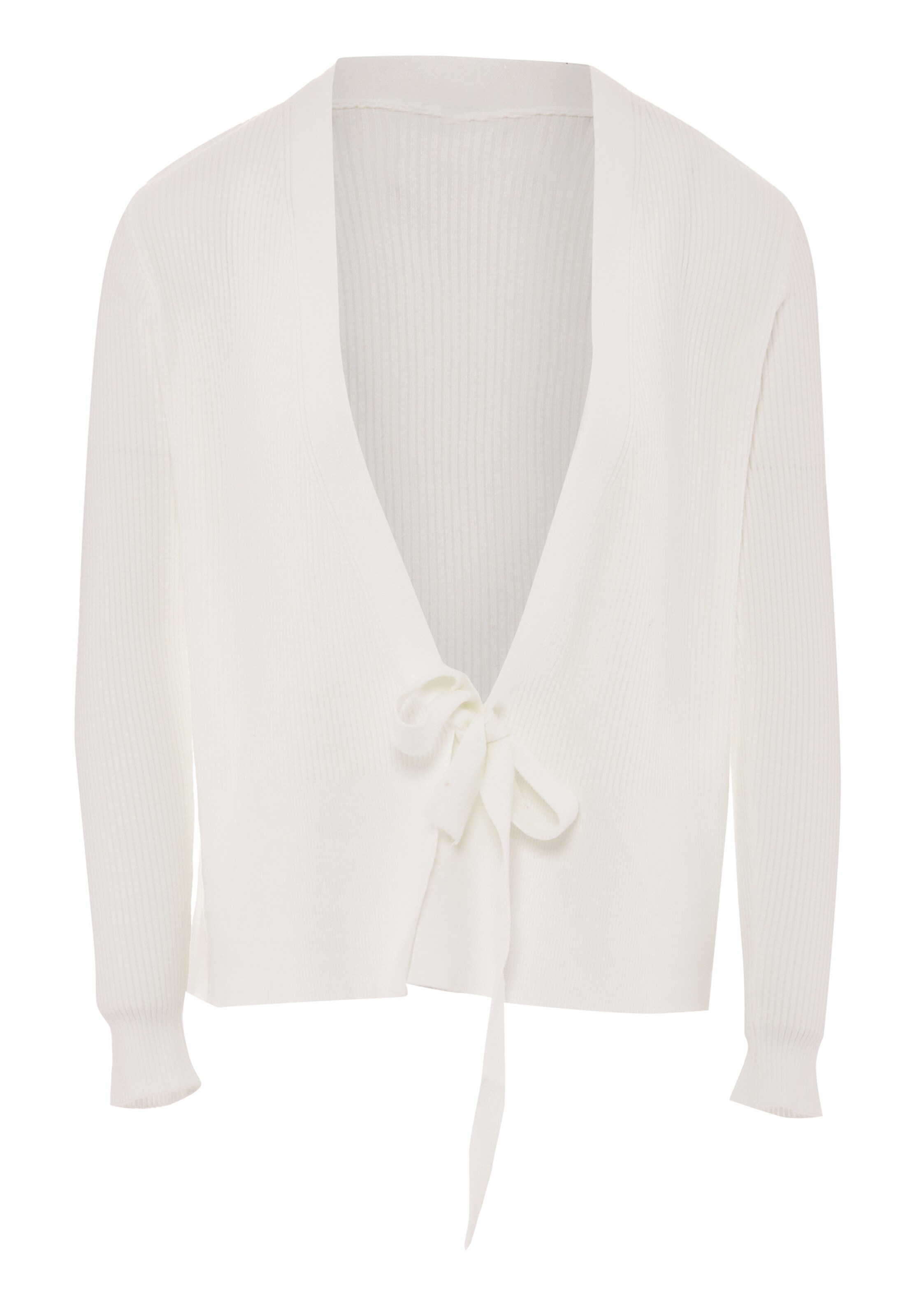 YASANNA - Casaco de malha em branco: frente