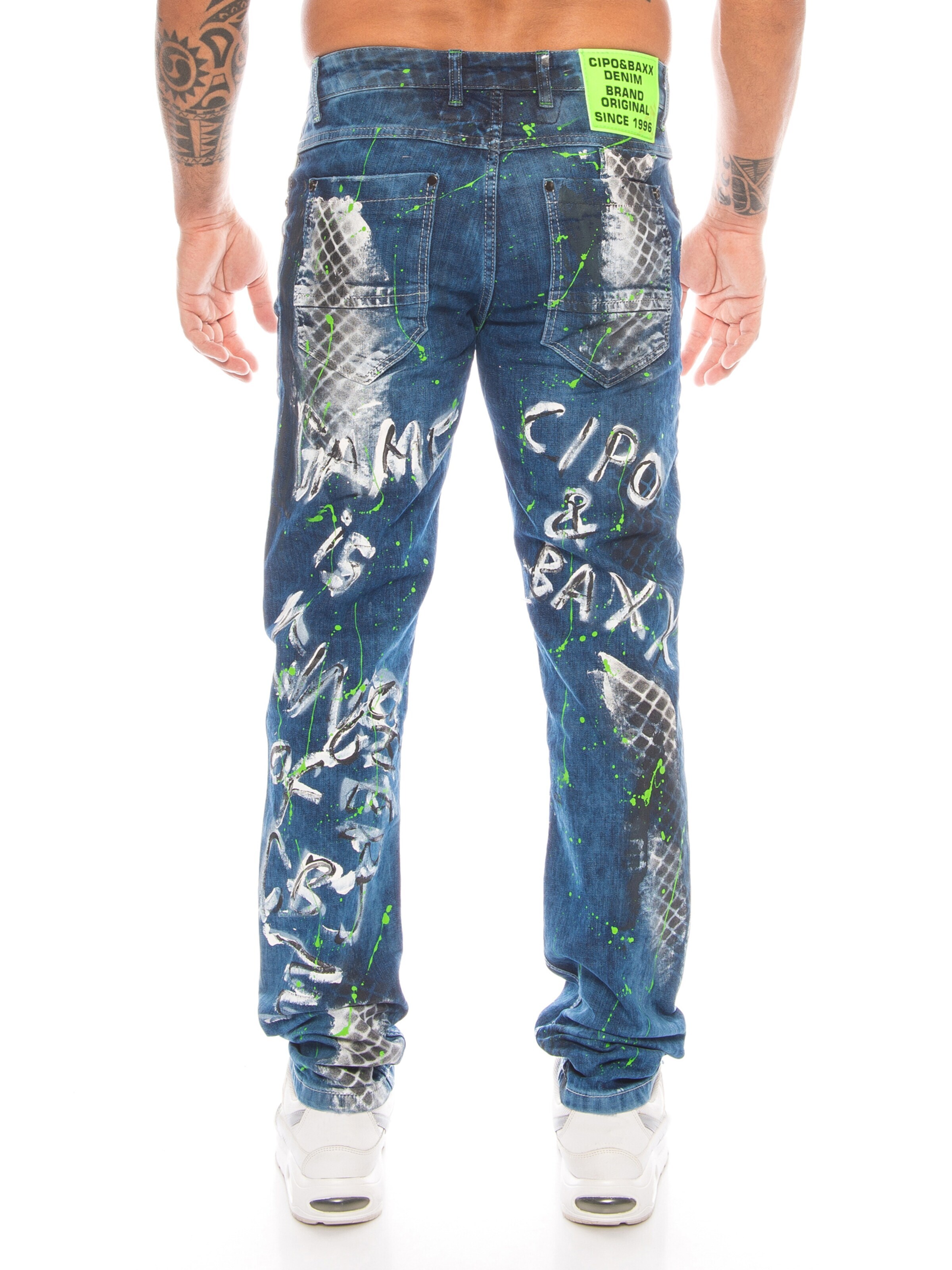 CIPO & BAXX Regular Jeans 'BJ591' in Blue