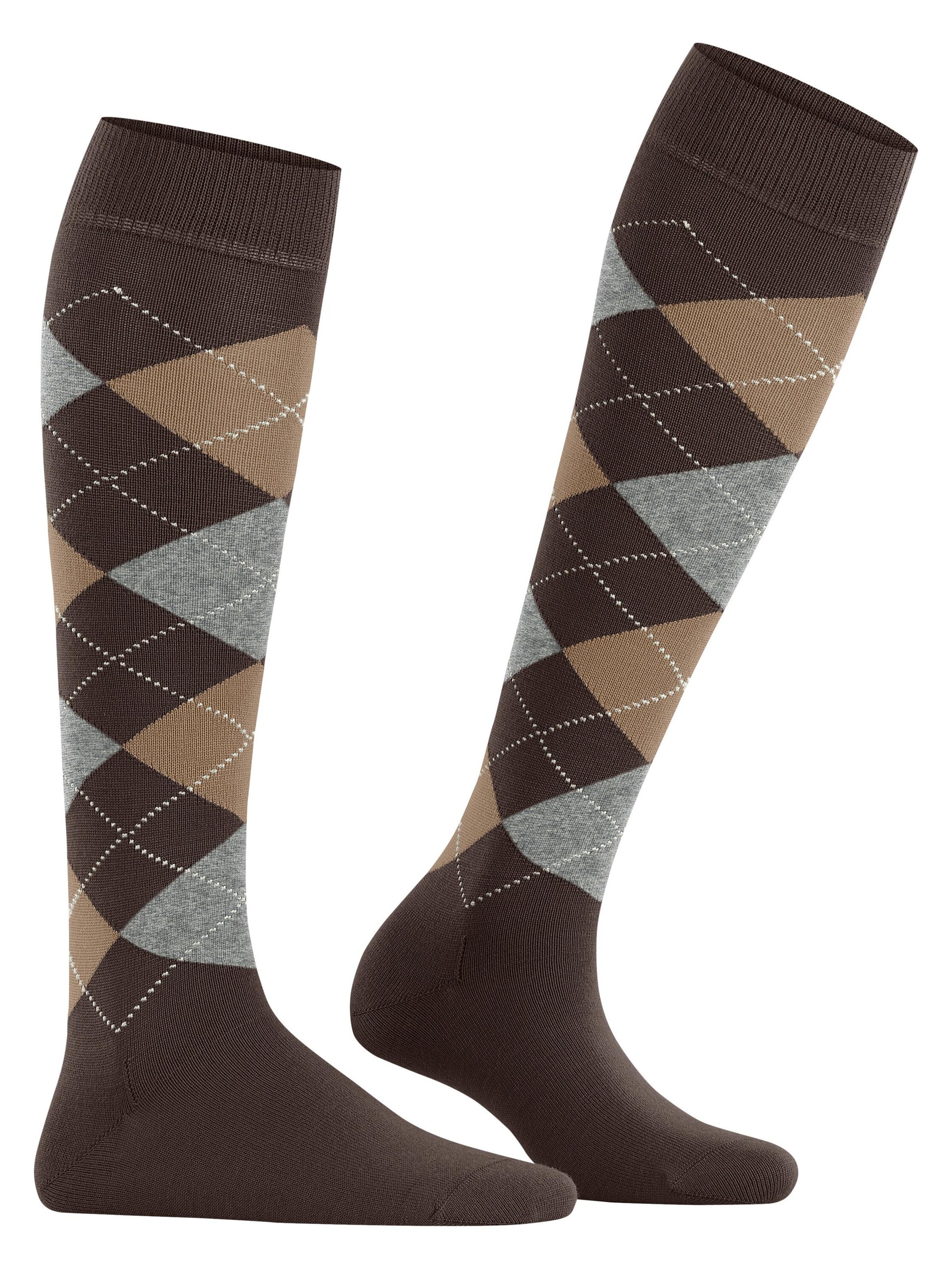 BURLINGTON Overknee Strümpfe 'Marylebone'‌‌‌‌ in Braun