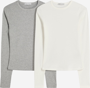 Bershka Shirt in Grau: Vorderseite