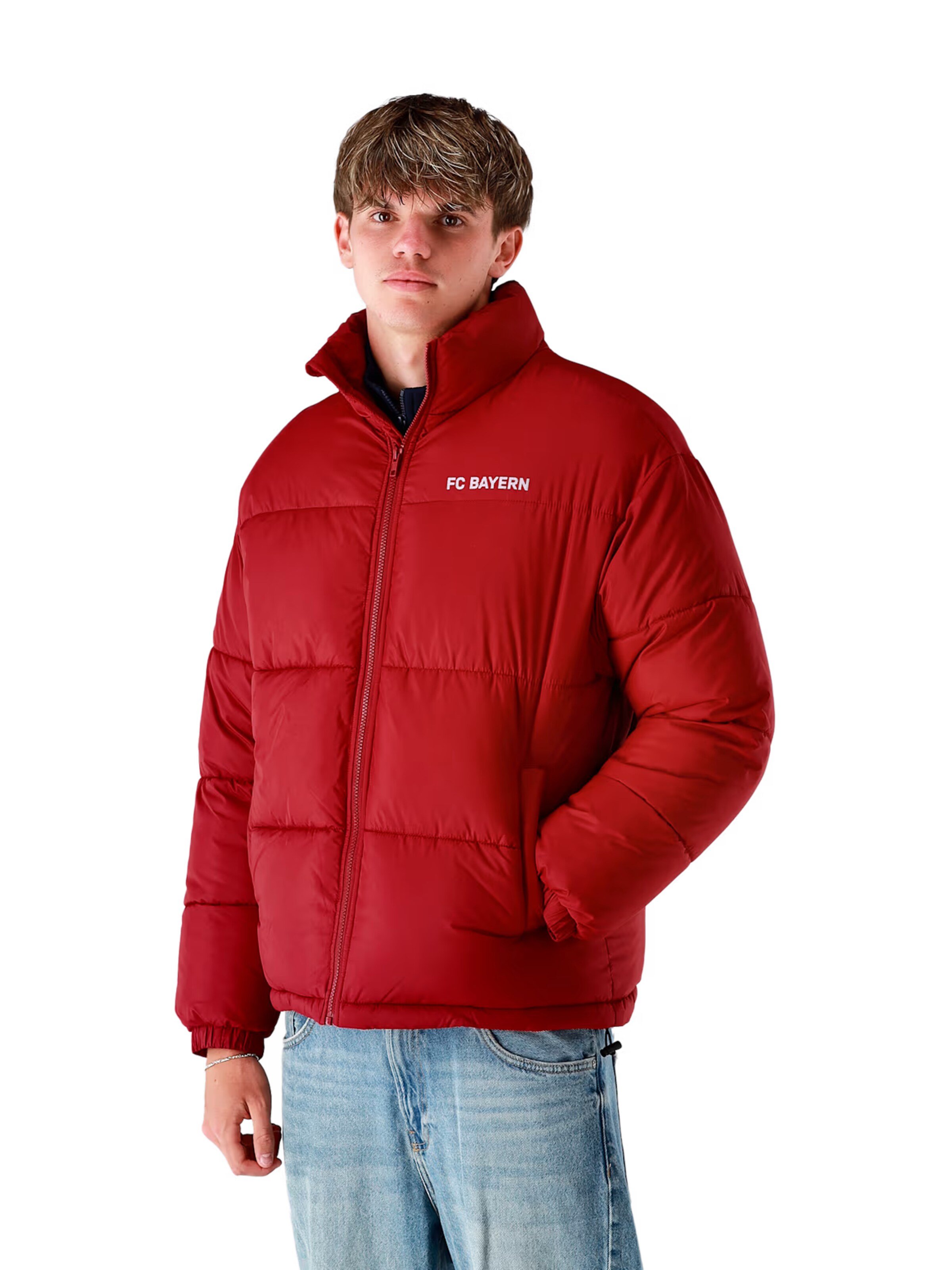 FC BAYERN MÜNCHEN Winter Jacket in Red