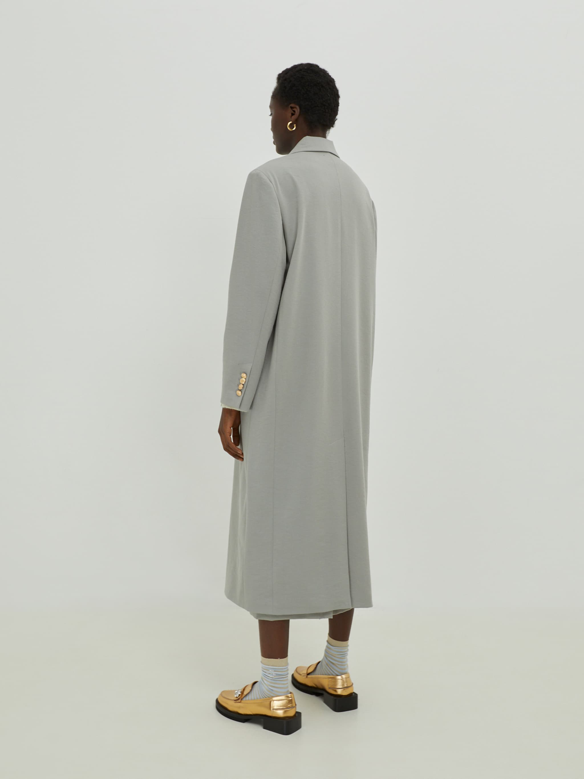 EDITED Produkter Overgangsfrakke 'Jamie' grå