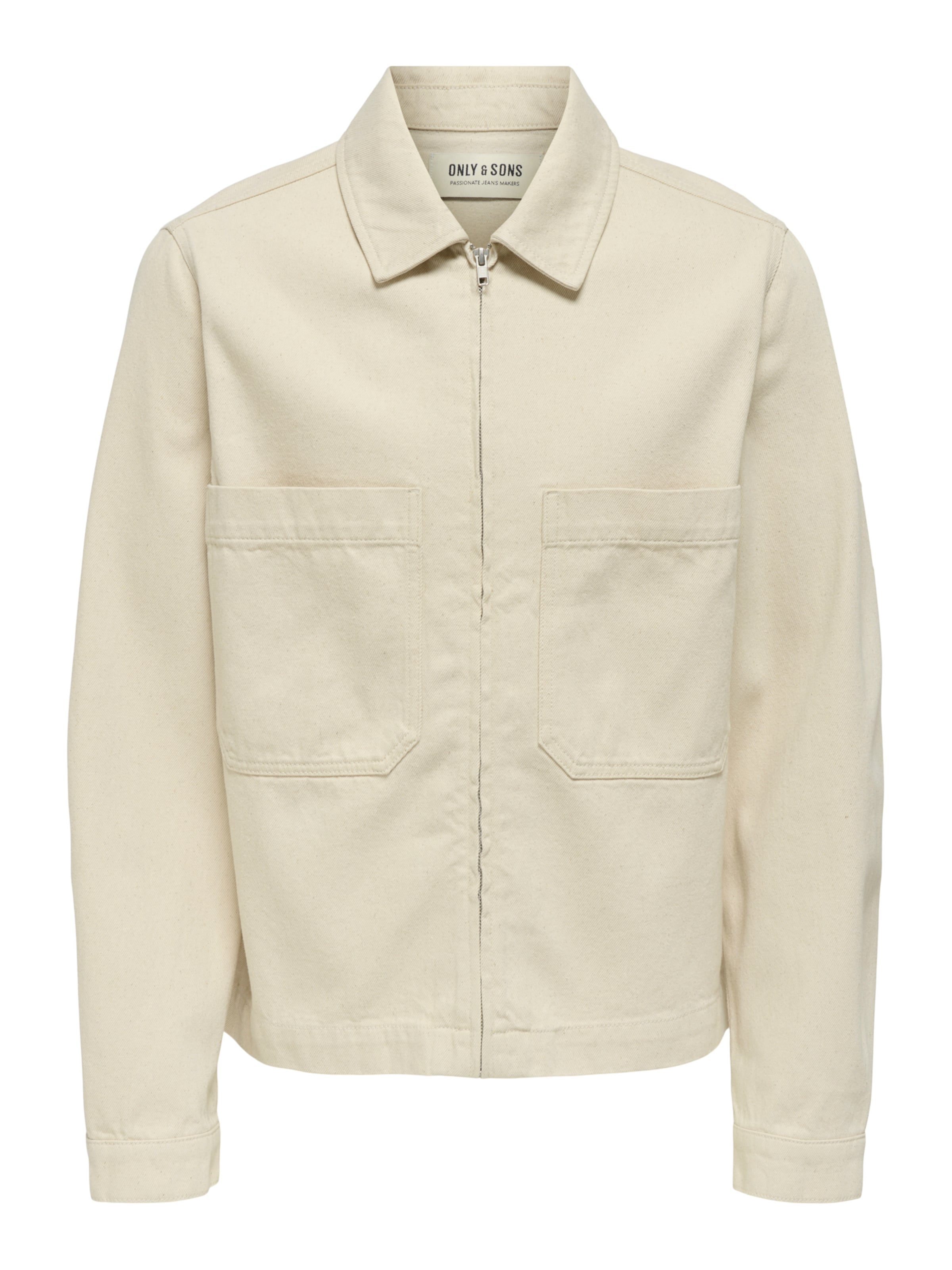 Only & Sons Between-season jacket 'ONSCasse' in Beige: front