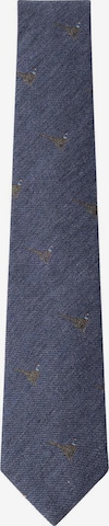 Cravatta 'Pheasant' di Hackett London in blu: frontale