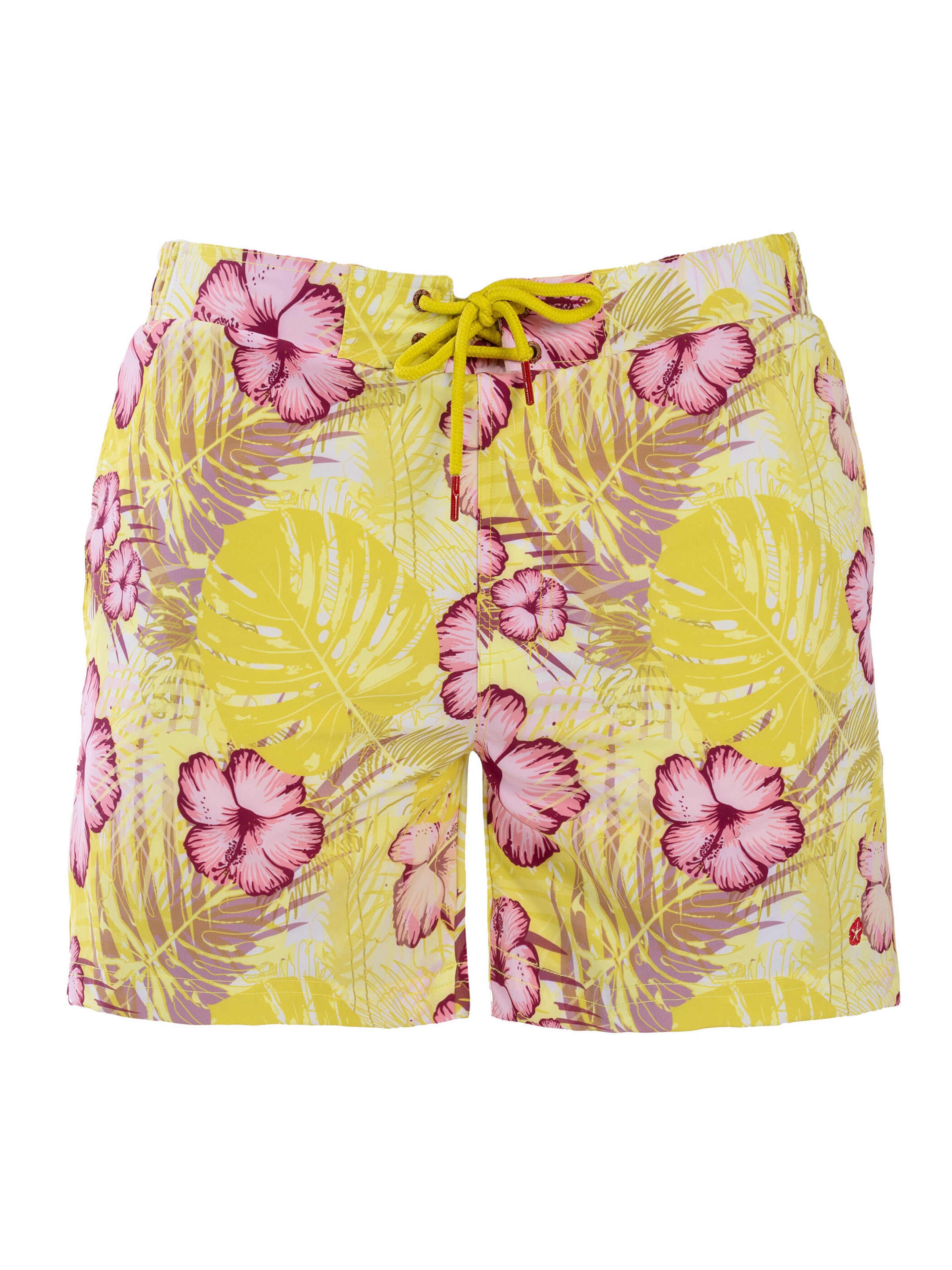 Frozen Cape Badeshorts RIBERA mit integrierter Kompressionsshort in Mischfarben: Vorderseite