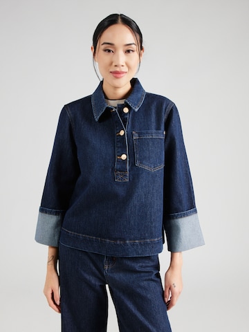 Chemisier 'TORONTO' NÜMPH en bleu : devant