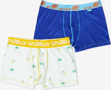 UNABUX Boxershorts in Blau: Vorderseite