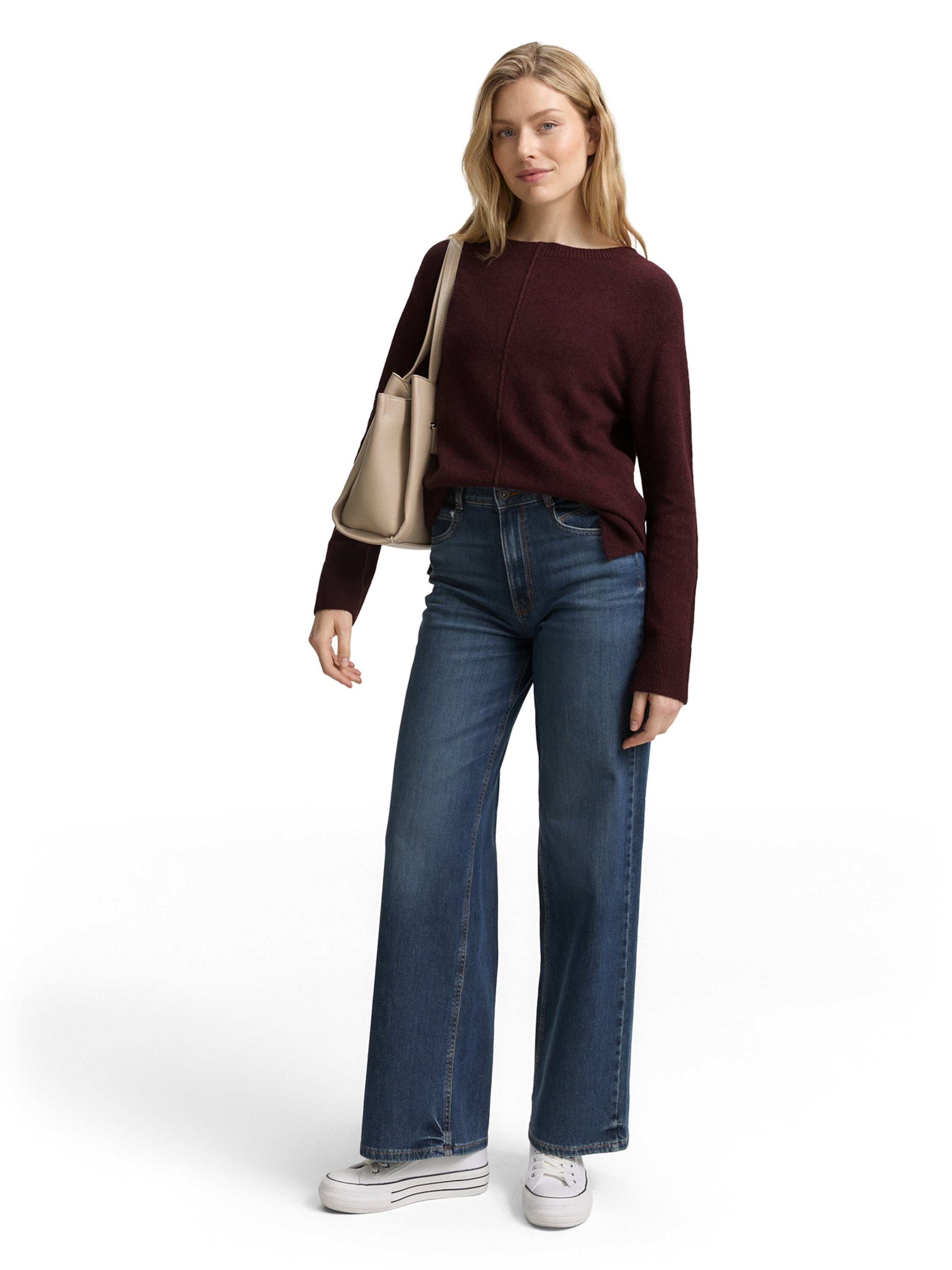 TOM TAILOR Pullover in Rot