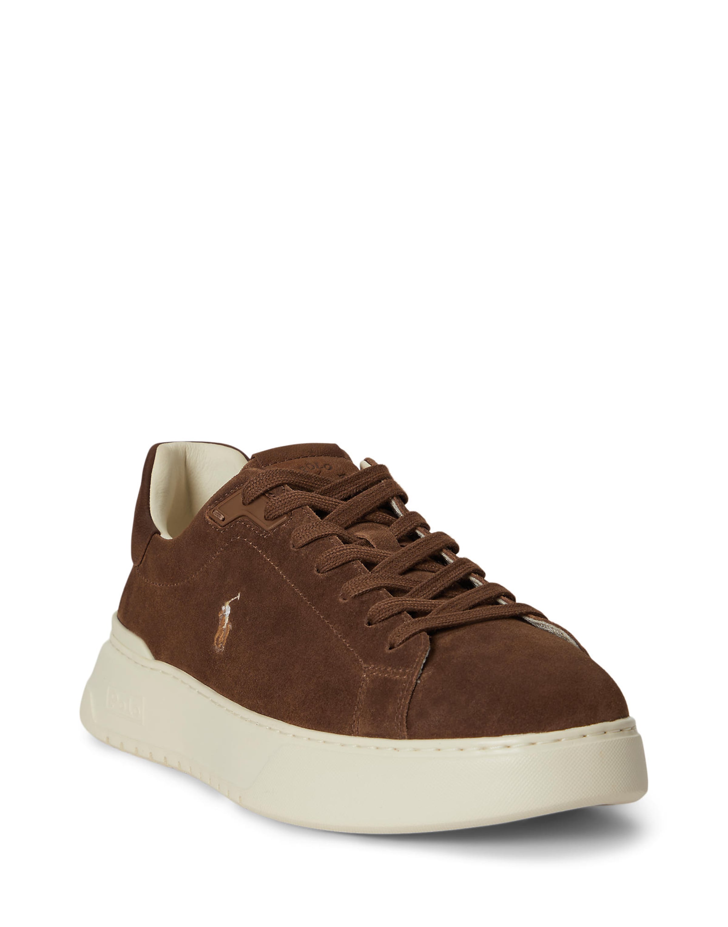 Polo Ralph Lauren - Sapatilhas baixas 'RLITE COURT' em castanho: frente