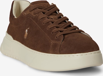 Polo Ralph Lauren - Sapatilhas baixas 'RLITE COURT' em castanho: frente