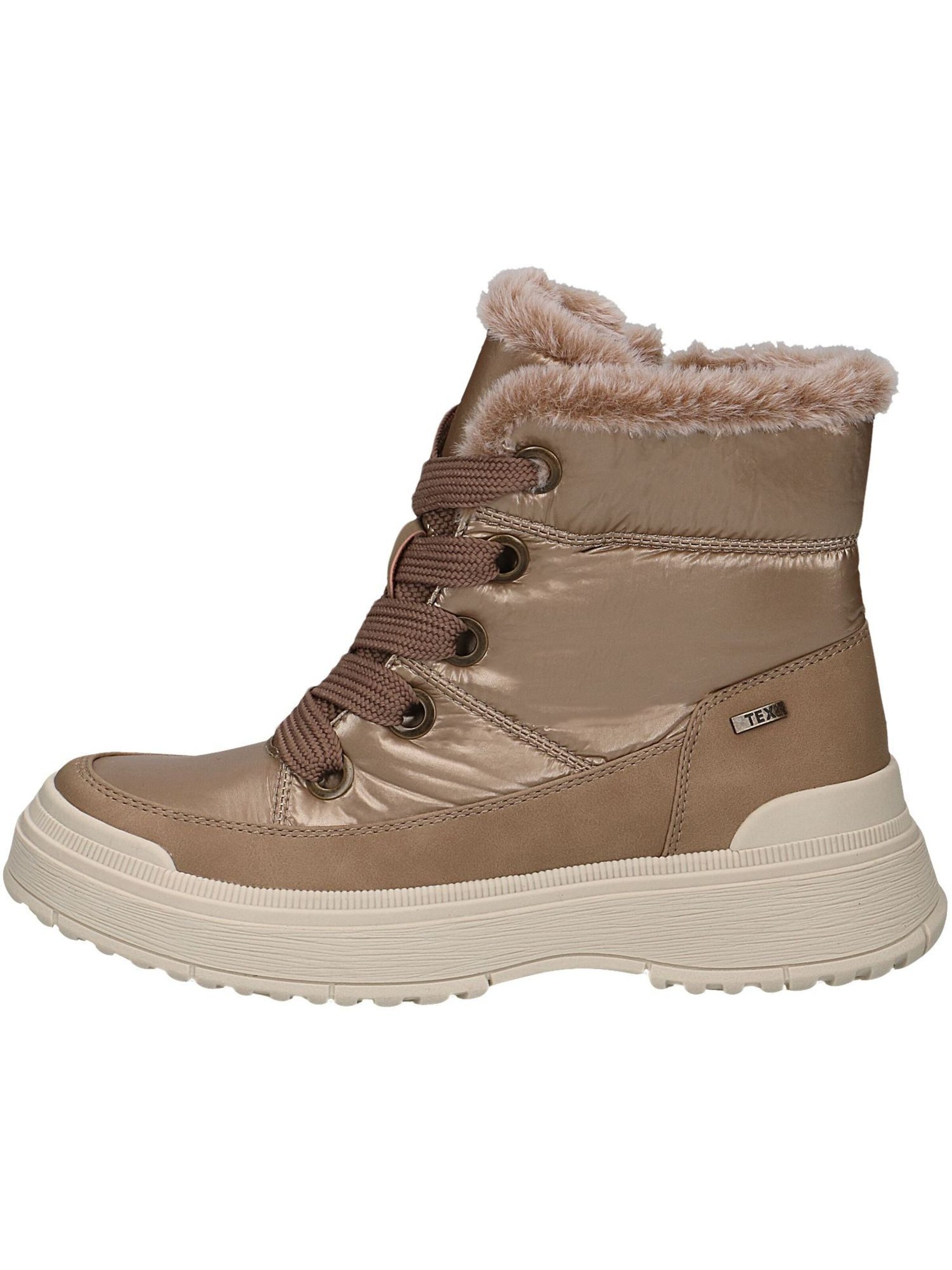 CAPRICE Veterlaarsjes in Bruin