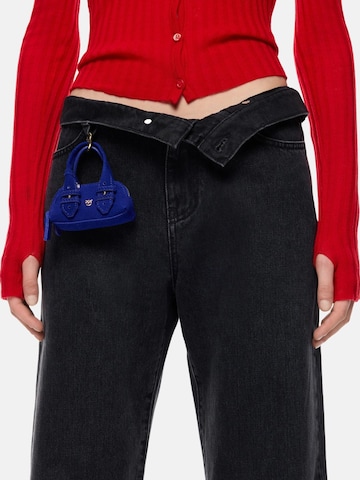 Wide Leg Jean 'PINKO WANDA WAIST DOWN WIDE LEG WASHED BLACK PANTALONE' PINKO en noir