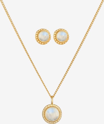 ELLI PREMIUM Jewelry Set in Gold: front