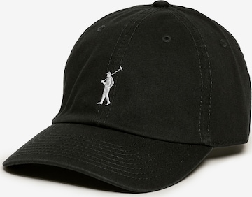 Polo Club Cap in Black: front