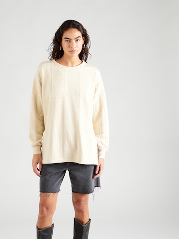 JDY Sweatshirt 'BENITTA' in Beige: predná strana