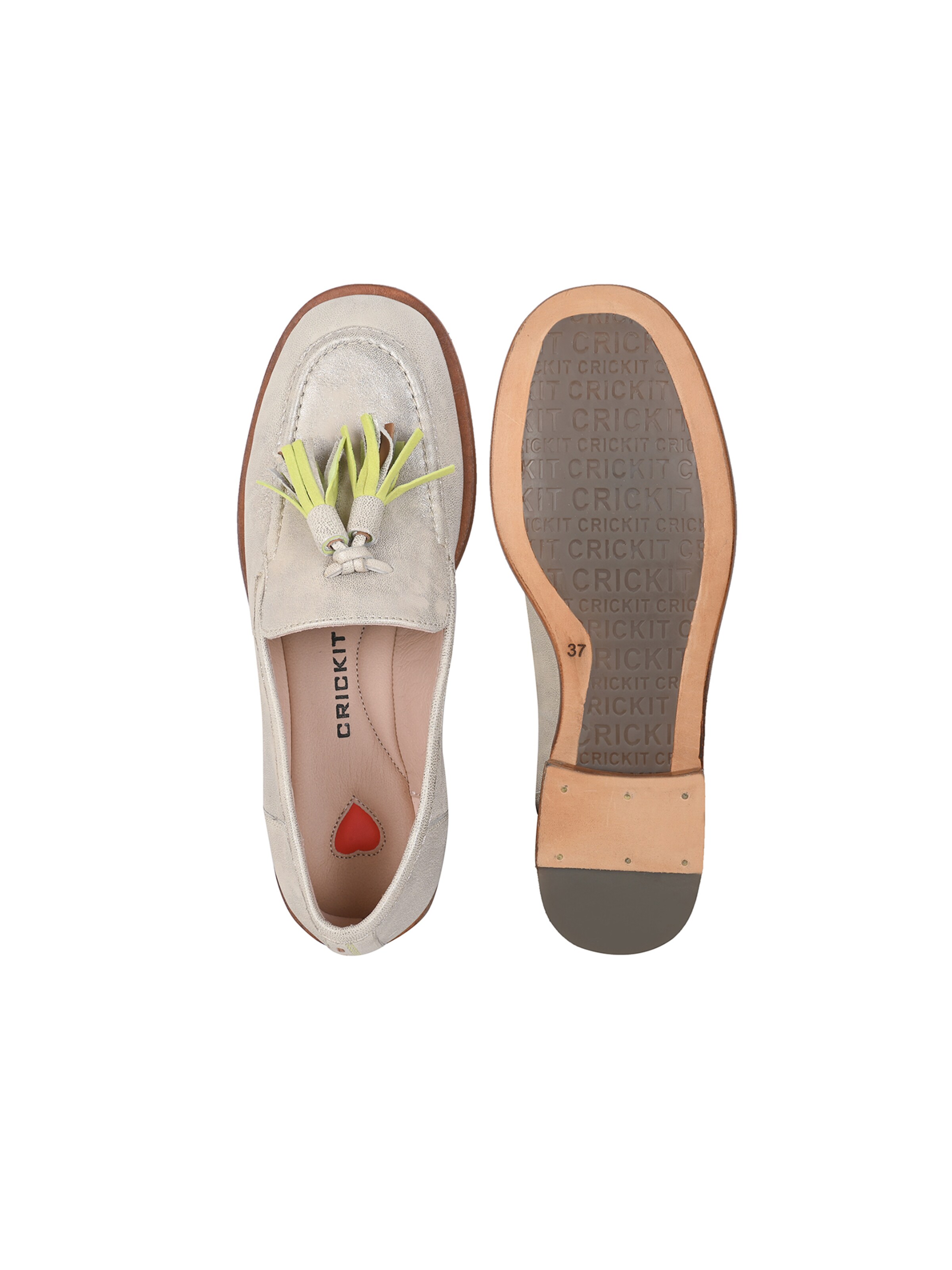 Crickit Classic Flats 'Reike' in Grey