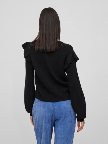 VILA Sweter 'Ril' w kolorze czarny