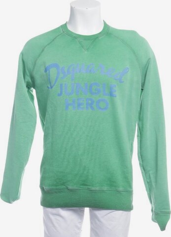 DSQUARED2 Sweatshirt & Zip-Up Hoodie in M in Green: front