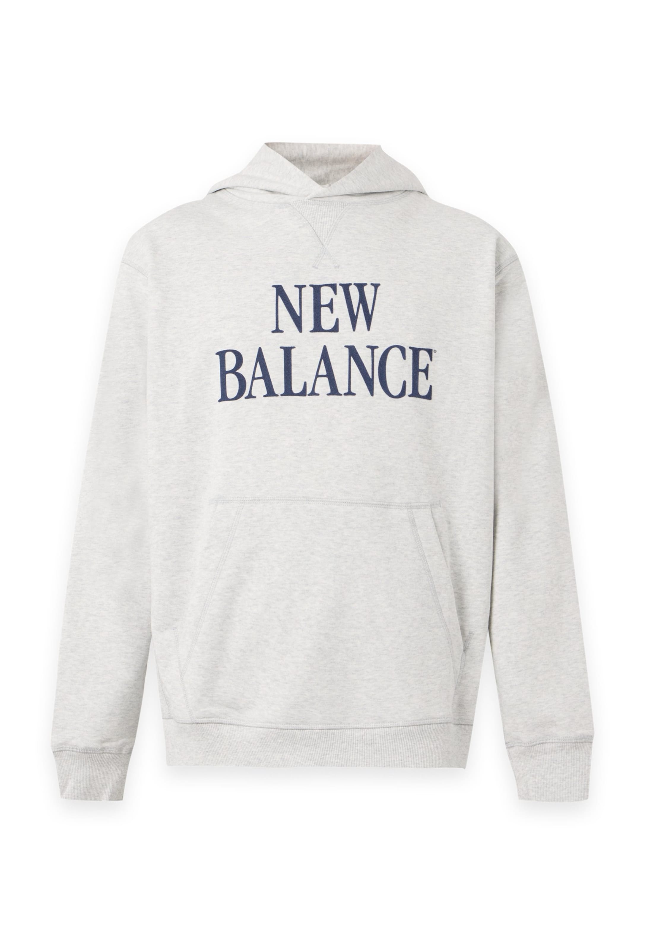 Sweat-shirt new balance en gris : devant
