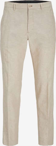 Coupe slim Pantalon chino 'RIVIERA' JACK & JONES en beige : devant