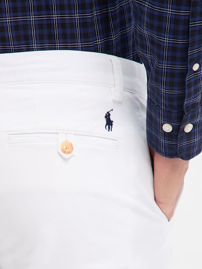 Polo Ralph Lauren Pantalon chino 'Bedford' en blanc, Vue avec produit