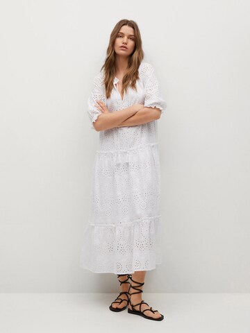 Robe 'ISLAND' MANGO en blanc : devant