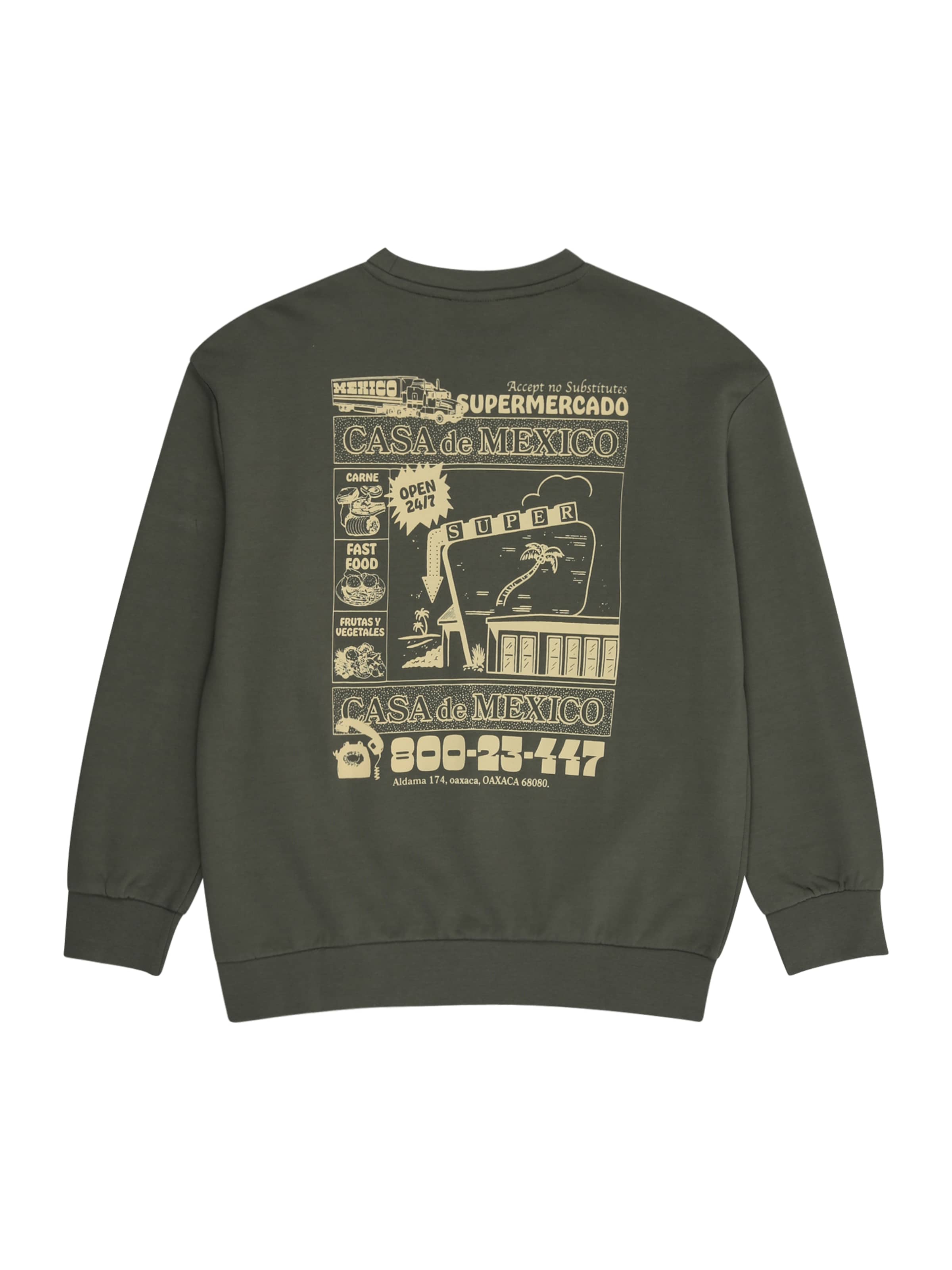 Only & Sons Junior Sweatshirt 'OSJSUMON' i grön