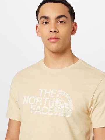 THE NORTH FACE Shirt 'WOODCUT DOME' in Geel