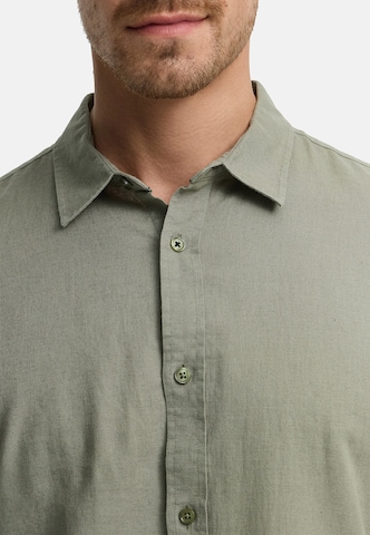 INDICODE JEANS Regular Fit Hemd ' Ceppo ' in Grün