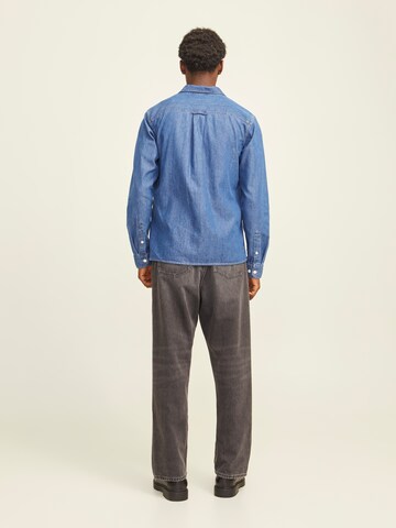 Regular fit Cămașă 'JJETravis' de la JACK & JONES pe albastru