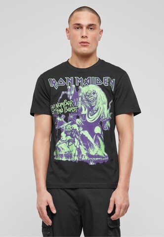 Brandit Shirt 'Iron Maiden' in Zwart: voorkant