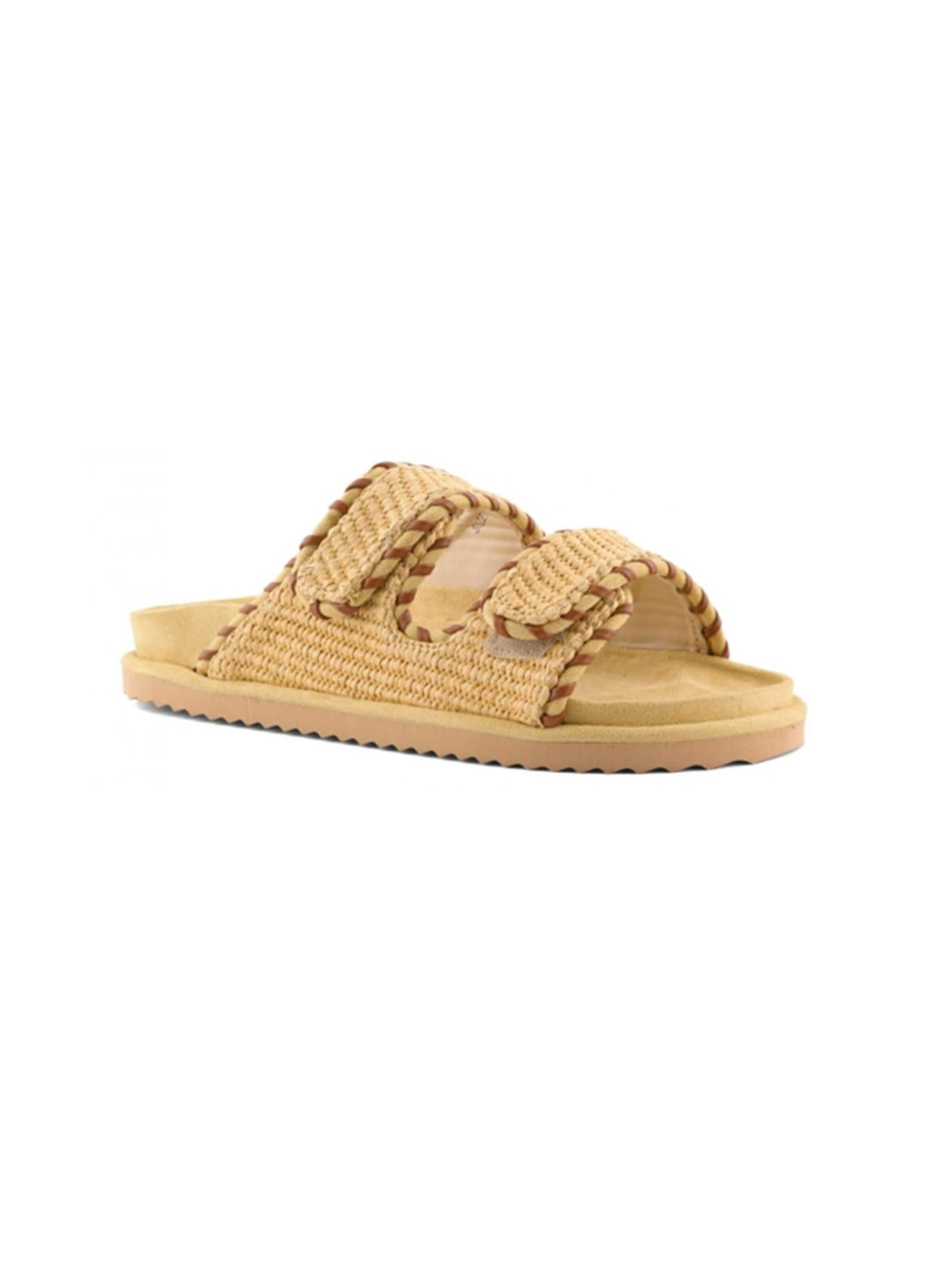 COLORS OF CALIFORNIA Sandals in Beige: front