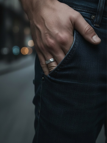 Eternal Ring 'Wave' in Silver: front