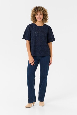 Camicia da donna 'Fina' di Cream in blu