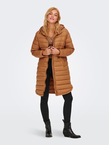 ONLY Winter Coat 'Melody' in Brown