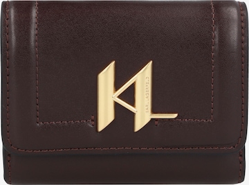 Porte-monnaies 'Saddle' Karl Lagerfeld en marron : devant