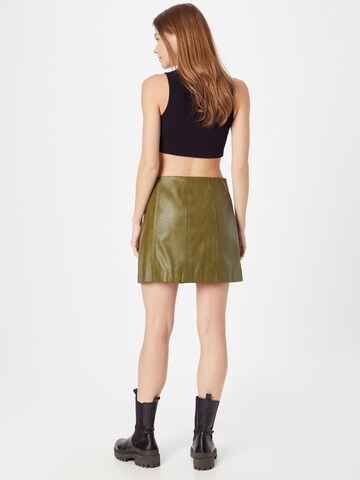 PIECES Skirt 'Frania' in Green